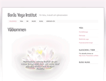 Tablet Screenshot of borasyogacenter.se